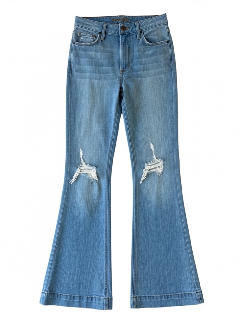 Kimes Ranch Jennifer High Rise Distressed Flare Jeans